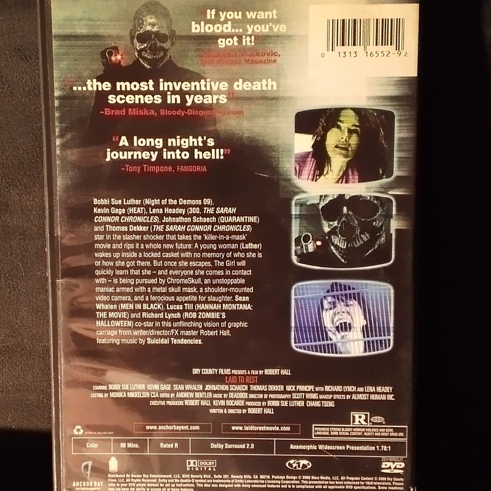 DVD: Laid To Rest Rated R - Picture 4 of 4